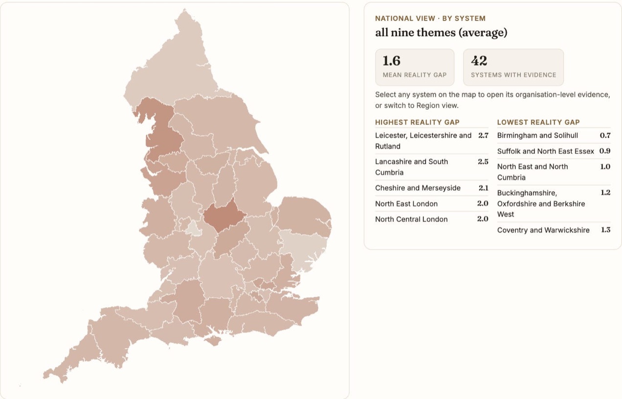 Illustration for the essay: The NHS Board Radar is live